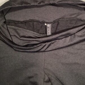 Onzie Womens High Rise Leggings Charcoal Gray Heather Yoga Athletic Pants M/L
